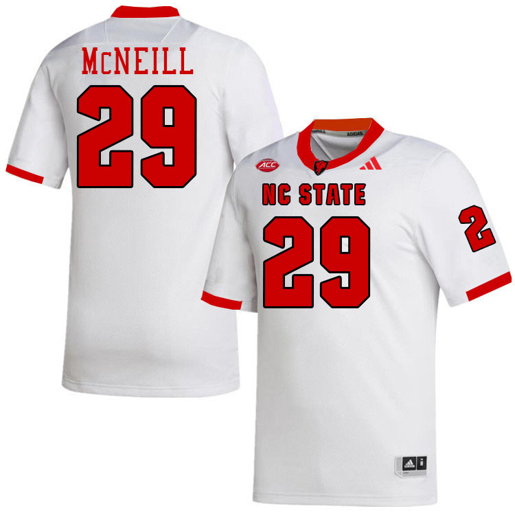 NC State Wolfpack #29 Alim McNeill College Football Jerseys,Uniforms-White